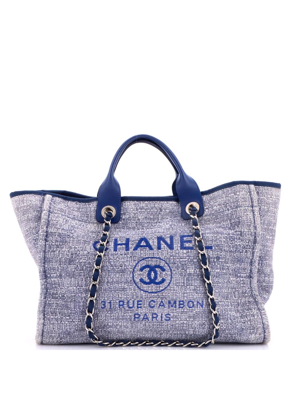 Chanel Deauville Tote Raffia With #321035C41B